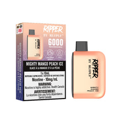 Mighty Mango Peach Ice 10MG Ripper 6000 Disposable Vape