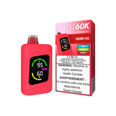 STLTH 60K Cherry Ice Disposable Vape - DISPOSABLE - Mister Vapor