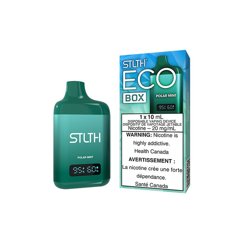 STLTH Eco Box Polar Mint Disposable Vape - DISPOSABLE - Mister Vapor