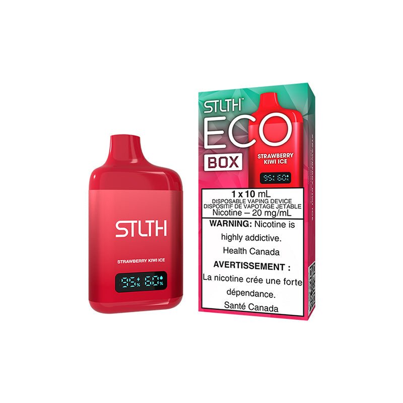 STLTH Eco Box Strawberry Kiwi Ice Disposable Vape - DISPOSABLE - Mister Vapor