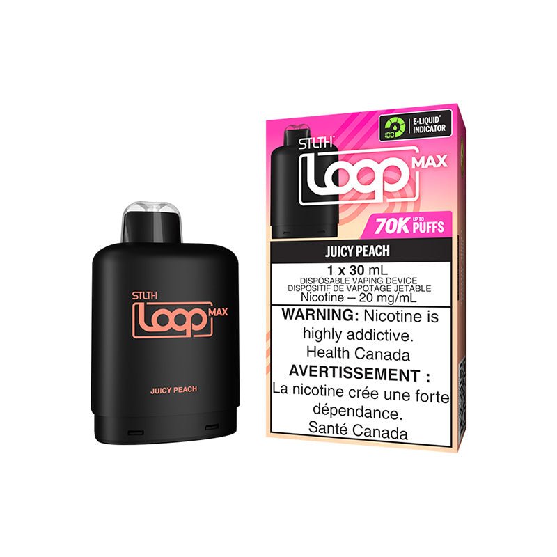 STLTH Loop Max 70K Juicy Peach Pod - PODS - Mister Vapor