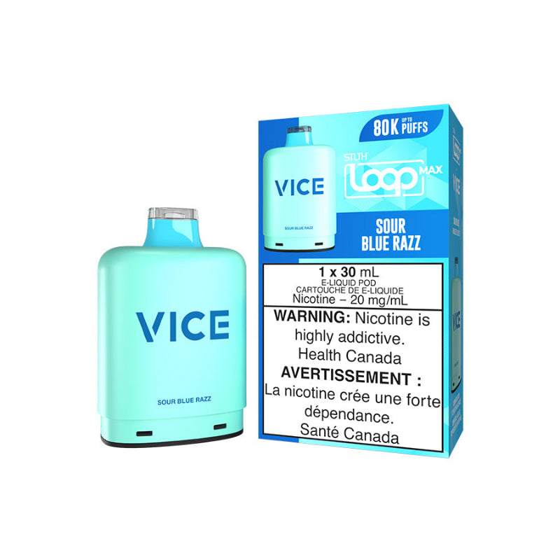 STLTH Loop Max X Vice - Sour Blue Razz 80K Pod