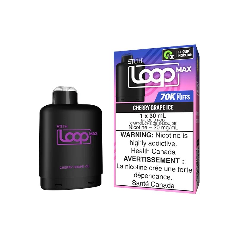 STLTH Loop Max 70K Cherry Grape Ice Pod - PODS - Mister Vapor