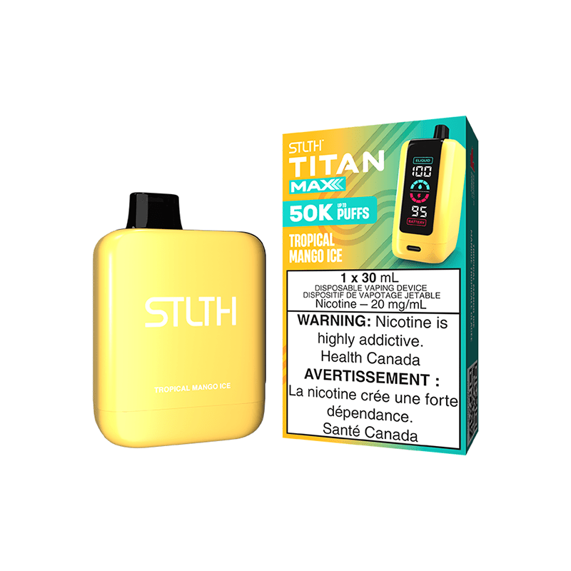 STLTH Titan Max 50k Disposable Vape - Tropical Mango Ice - DISPOSABLE - Mister Vapor