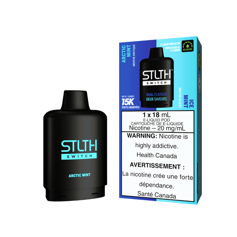 STLTH Switch 15K Arctic Mint And Ice Mint Pod - Pods - Mister Vapor
