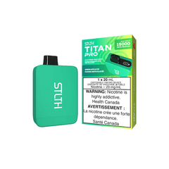 STLTH Titan Pro (15K) Green Apple Ice Disposable Vape - DISPOSABLE - Mister Vapor