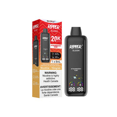 Ripper Sleek 10mg Disposable Vape - Strawberry Kiwi, 20k Puffs