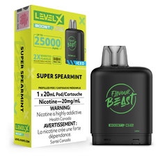 Level X G2 Boost Flavour Beast Pods - Super Spearmint, 25k Puffs - Pods - Mister Vapor