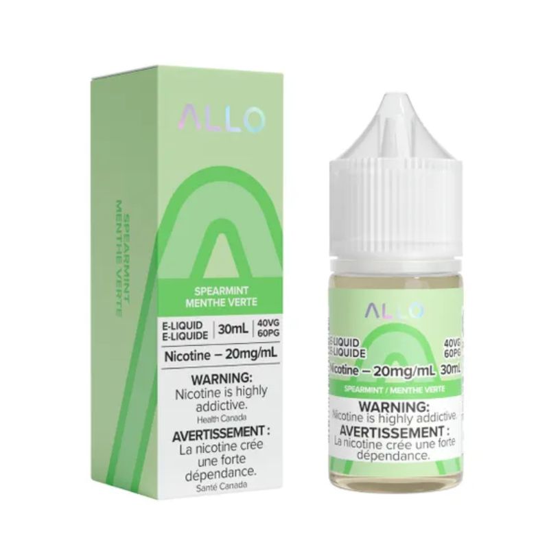 BUY ALLO E-LIQUID SPEARMINT at Mister Vapor Canada