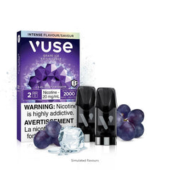 GRAPE ICE
A pack of 2 Grape Ice vape pods that feature a sweet grape flavour with an intense icy finish. 
Same-day delivery within the zone and express shipping GTA, Scarborough, Brampton, Etobicoke, Mississauga, Markham, Richmond Hill, Ottawa, Montreal, Nova Scotia, PEI, Vancouver,  Vaughan, Toronto, York, North York, London, Kingston, Burlington, Hamilton, Quebec City, Halifax, St. John's, Fredericton, Ontario, Laval, Levis, Brossard, Sudbury, Trois-Rivieres,  Sherbrooke, Barrie, Orillia, Winnipeg, Alber