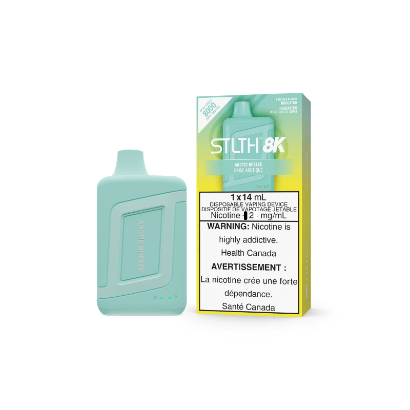 STLTH 8K Pro Arctic Mint Disposable Vape - DISPOSABLE - Mister Vapor