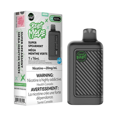 Beast Mode 8K Super Spearmint Iced Disposable Vape - DISPOSABLE - Mister Vapor