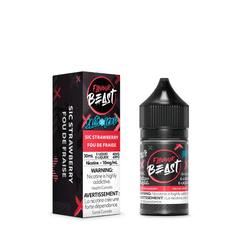 Flavour Beast E-Liquid Sic Strawberry Iced Salt (30mL/60mL) - E-Liquid - Mister Vapor