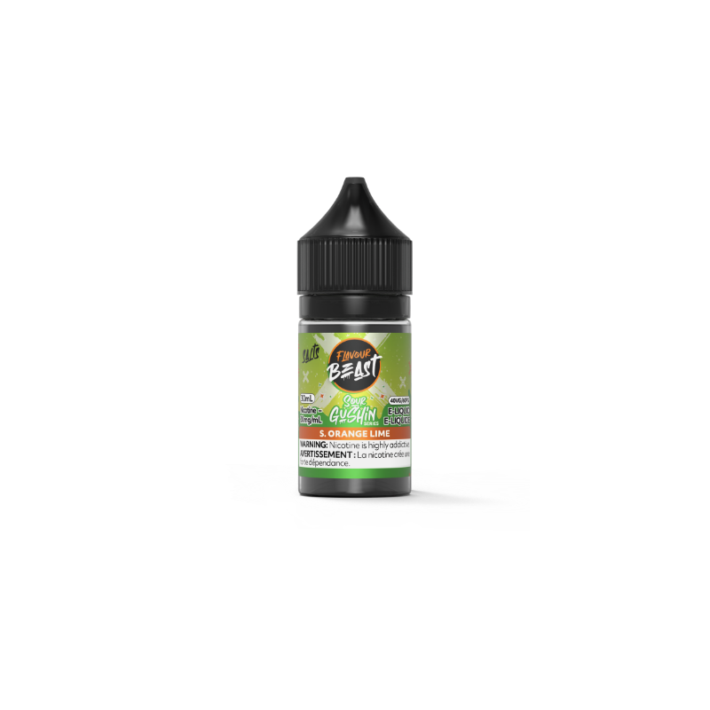 Flavour Beast Sour Gushin Series E-Liquid S. Orange Lime Salt