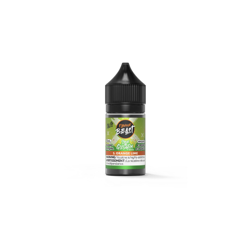 Flavour Beast Sour Gushin Series E-Liquid S. Orange Lime Salt - E-Liquid - Mister Vapor