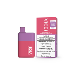 Vice Box Razz Currant Ice Disposable Vape Rechargable (6000 Puff)