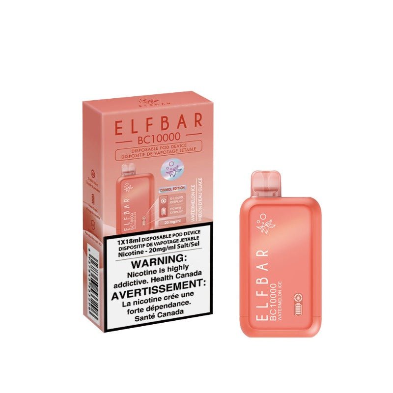 Elf Bar (BC 10K) Watermelon Ice Disposable Vape - DISPOSABLE - Mister Vapor