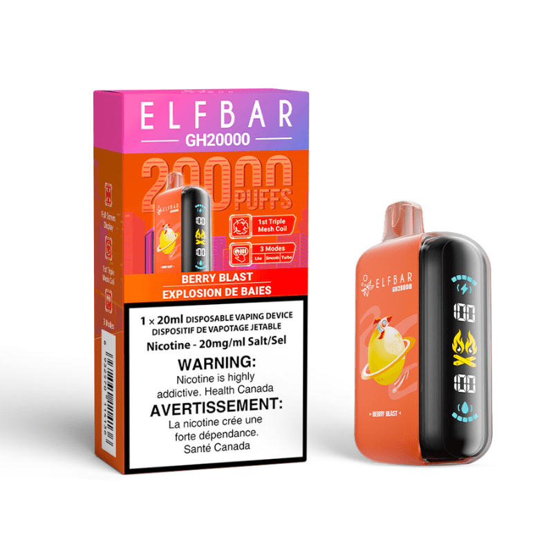 Elf Bar GH 20K Berry Blast Disposable Vape - DISPOSABLE - Mister Vapor