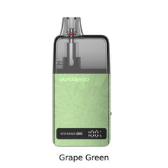 Vaporesso vaping device in grape green color on a white background