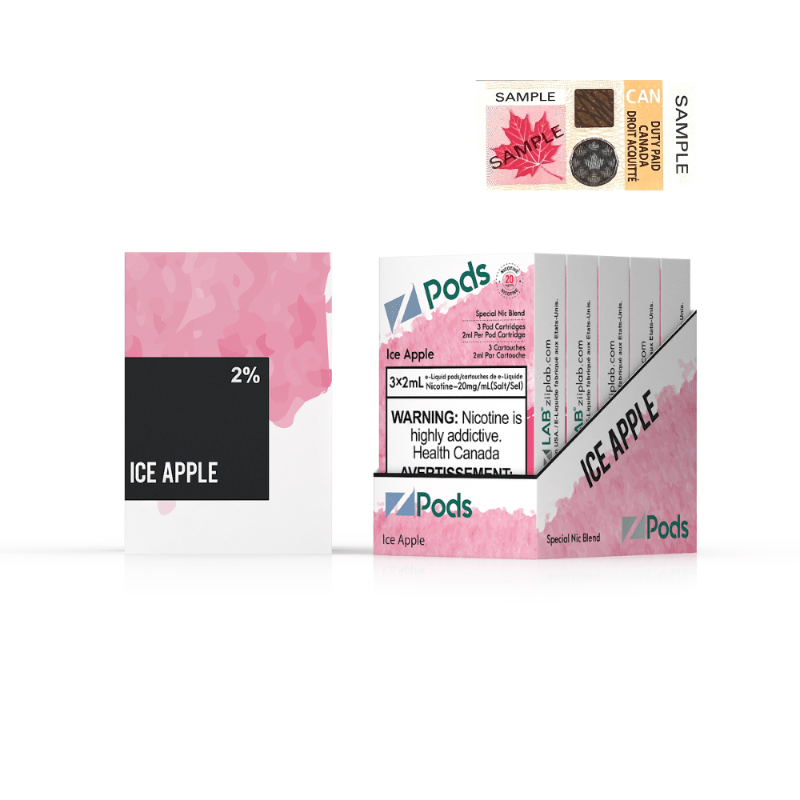 Z Pods Ice Apple 2% Special Nic Blend - Pods - Mister Vapor