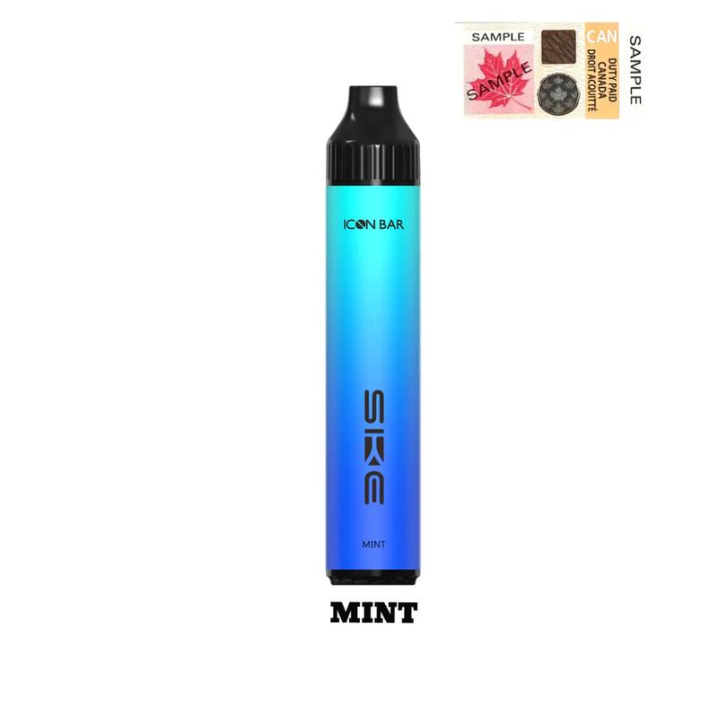 A NEW ICON BAR MINT DISPOSABLE VAPE MISTER VAPOR WITH SAME DAY SHIPPED