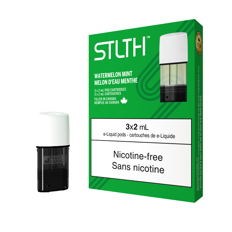 Watermelon Mint - Juicy watermelon accented with a mint exhale. Discover nicotine-free vape pods as a valuable aid in your efforts to quit smoking or lower nicotine consumption. With 0mg nicotine vape pods variants available, you can progressively break free from the habit.