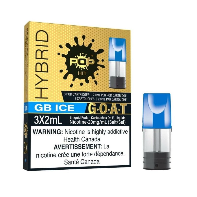 Pop Pods G.O.A.T. Series Gb Ice Hybrid 2% - Pods - Mister Vapor