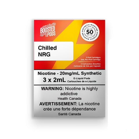 BOOSTED CHILLED NRG - RP90 TURBO CHARGE CHILL PODS (S-COMPATIBLE)