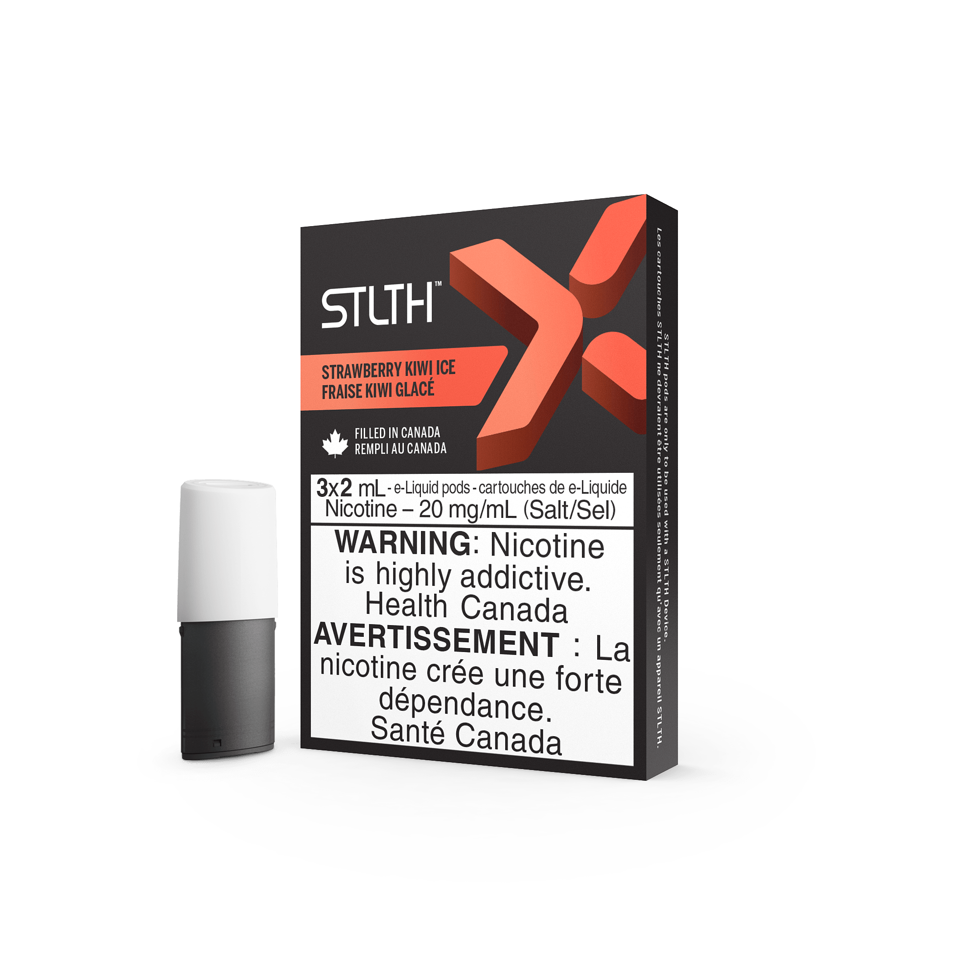 STLTH X Strawberry Kiwi Ice Pods (3 Pack) - PODS - Mister Vapor
