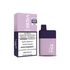 buy now!!VICE BOX GRAPE ICE DISPOSABLE mister vapor Same-day delivery within the zone and express shipping GTA, Scarborough, Brampton, Etobicoke, Mississauga, Markham, Richmond Hill, Ottawa, Montreal, Nova Scotia, PEI, Vancouver, Vaughan, Toronto, York, North York, London, Kingston, Burlington, Hamilton, Quebec City, Halifax, St. John's, Fredericton, Ontario, Laval, Levis, Brossard, Sudbury, Trois-Rivieres,