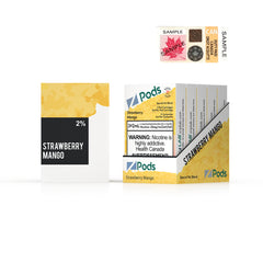 Z Pods Fraise Mangue 2% Mélange Spécial Nic