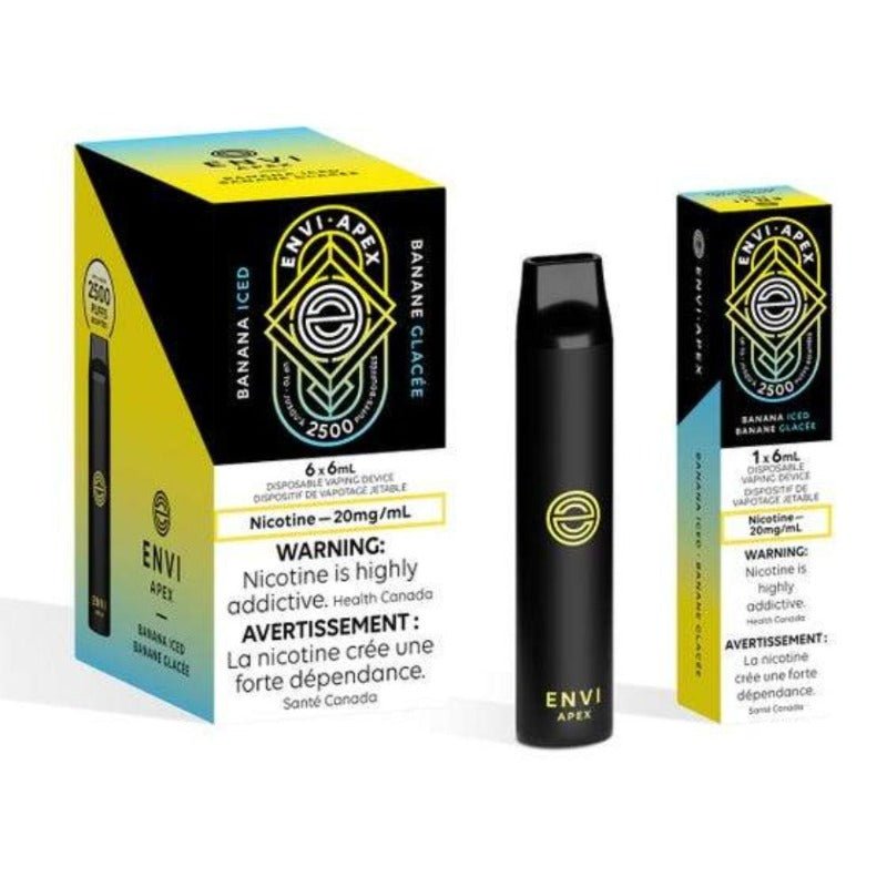Envi Apex Banana Iced Disposable Vape Stick - DISPOSABLE - Mister Vapor
