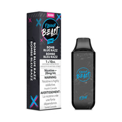 Flavour Beast Bomb Blue Razz Flow Disposable - DISPOSABLE - Mister Vapor