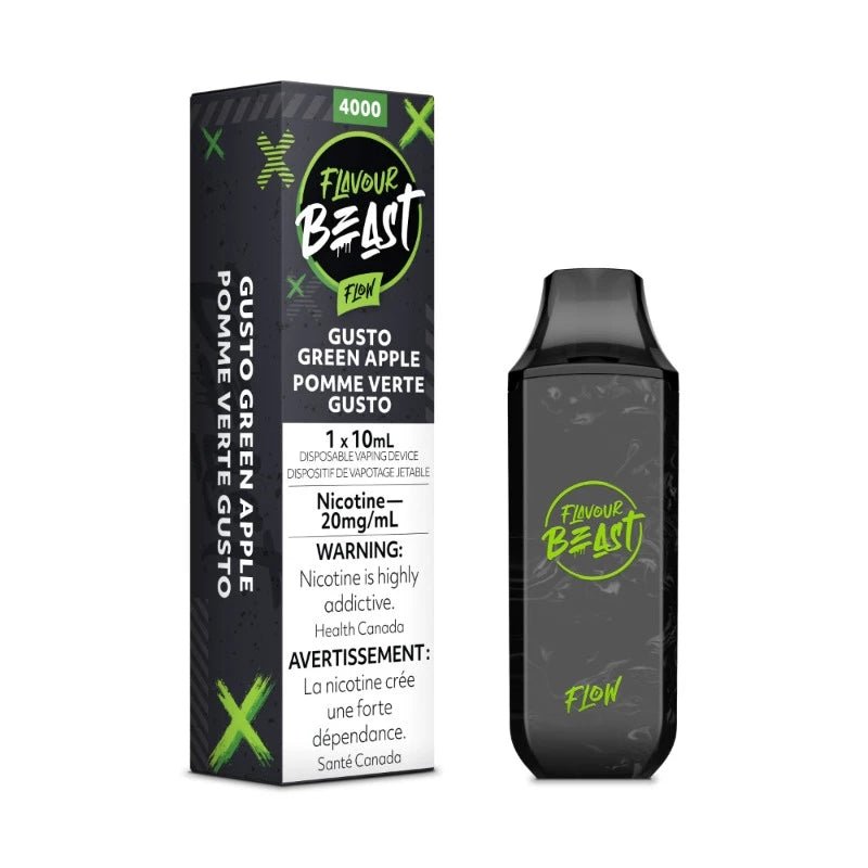 Flavour Beast Gusto Green Apple Flow Disposable - DISPOSABLE - Mister Vapor