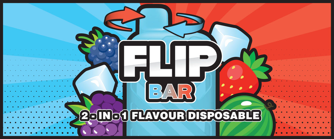 2 IN 1 FLIP BAR DISPOSABLE VAPE 2 IN 1 (9000 PUFFS) @ MISTER VAPOR CANADA