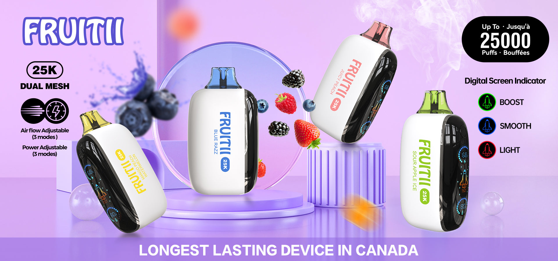 BUY FRUITII 25k DISPOSABLE VAPE (25000 PUFFs) – Mister Vapor