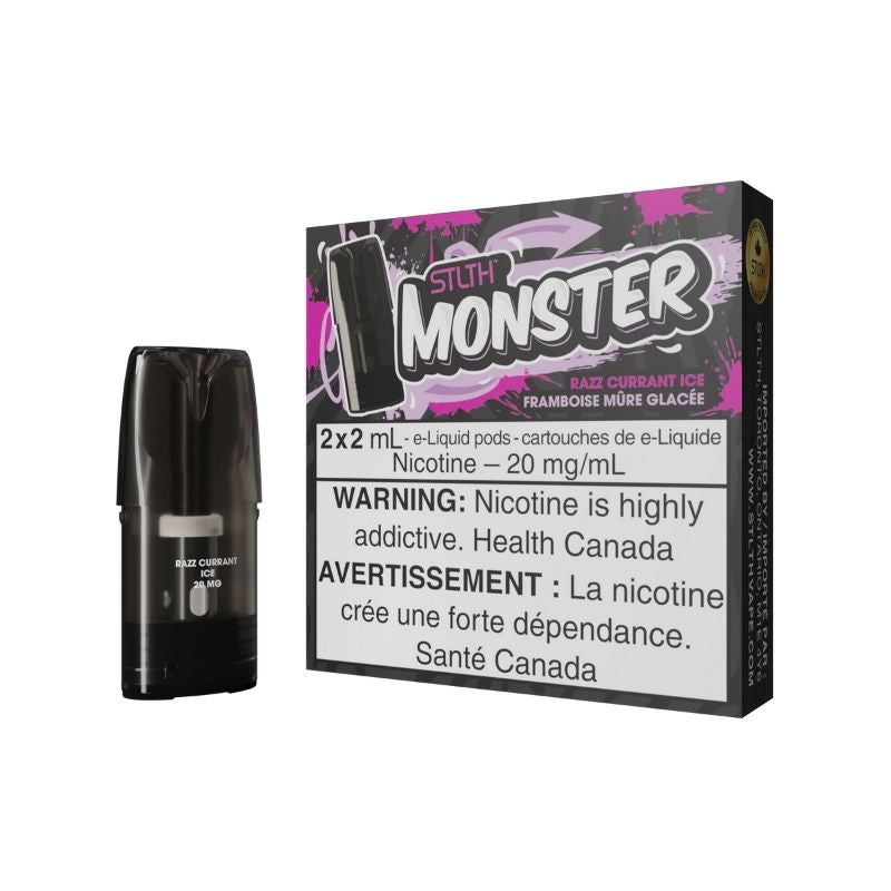 BEST VAPE STORE IN TORONTO STLTH MONSTER RAZZ CURRANT ICE PODS AT MISTER VAPOR, CANADA