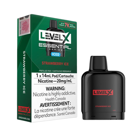 A NEW LEVEL X ESSENTIAL SERIES STRAWBERRY ICE POD FLAVOUR BEAST AT MV