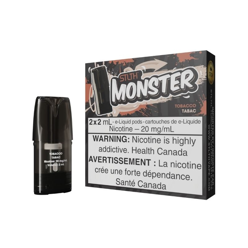 NOW RELEASE STLTH MONSTER TOBACCO PODS AT MISTER VAPOR, ONTARIO, CANADA