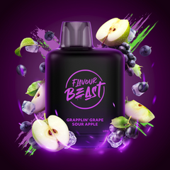 #1 LEVEL X GRAPPLIN' GRAPE SOUR APPLE ICED BOOST FLAVOUR BEAST PODS MV