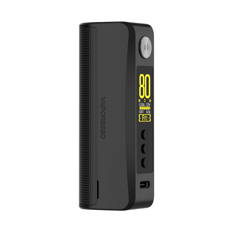 The Vaporesso GTX One VW Mod is powered by large 2000mAh inbuilt battery with portable size and 2A fast charging by Type-C cable. Furthermore, featuring Max 40W adjustable power supporting smart VW mode, the Vaporesso GTX One VW Mod can offer impressive vaping experience throughout.