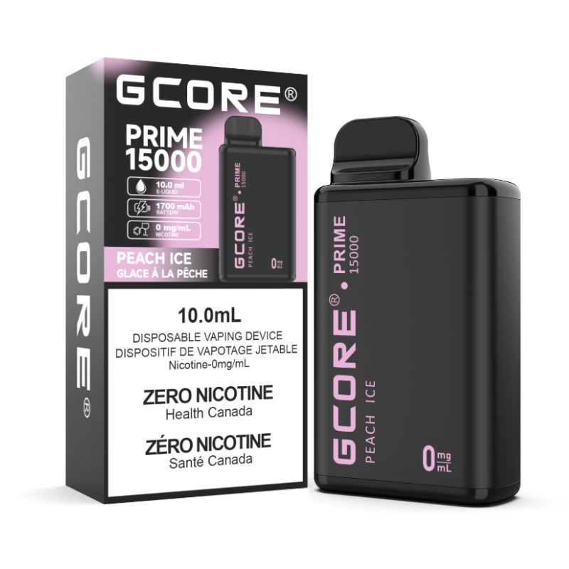 Enjoy the sweet, juicy flavor of peach with a cool icy twist with Gcore Prime Peach ice. Nicotine-free, 15,000 puffs – pure refreshing satisfaction.