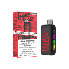 ARCTIC CLASSIC RED FEED FREEZ Imagine crisp, cool notes of cola flavor enveloped in a chilly menthol breeze, creating a uniquely invigorating experience.