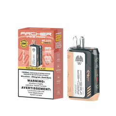 BUY ARCHER VAPMOD 25k PEACH ICE DISPOSABLE VAPE MISTER VAPOR CANADA, ONTARIO, QUEBEC, MANITOBA, NOVA SCOTIA, HALIFAX, PEI, BC, ALBERTA, 