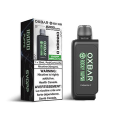 CANADA D OXBAR SVOPP DISPOSABLE POD Imagine the crisp, refreshing taste of Canada Dry transformed into a vape flavor: enjoy the invigorating blend of sparkling ginger ale with hints of citrus and a subtle, effervescent finish.