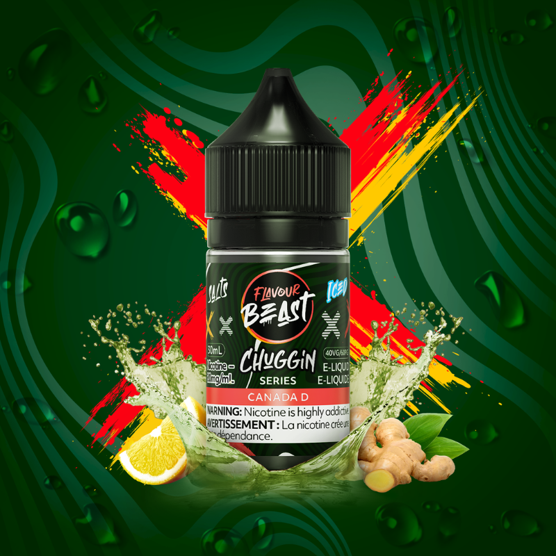 TRY THE NEW FLAVOUR BEAST CHUGGIN E-LIQUID CANADA D SALT AT MISTER VAPOR CANADA