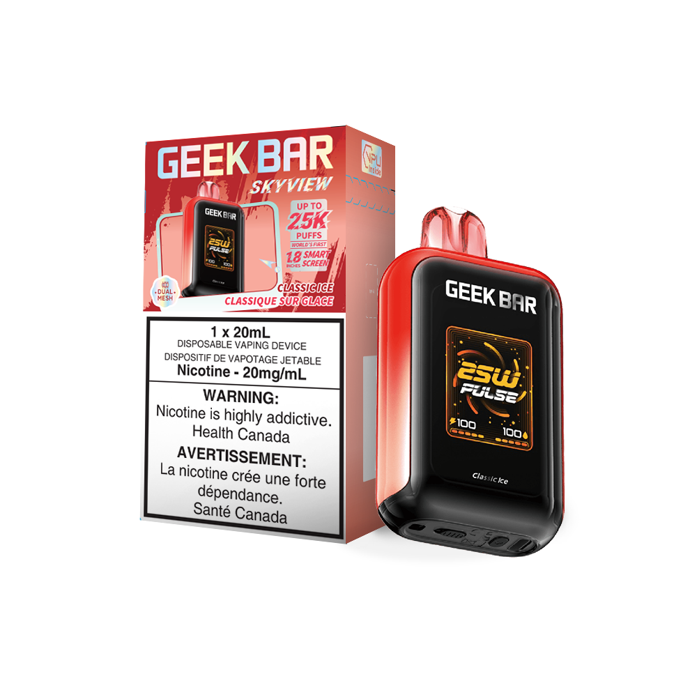 BUY GEEK BAR SKYVIEW 25K CLASSIC ICE DISPOSABLE VAPE AT MISTER VAPOR ...