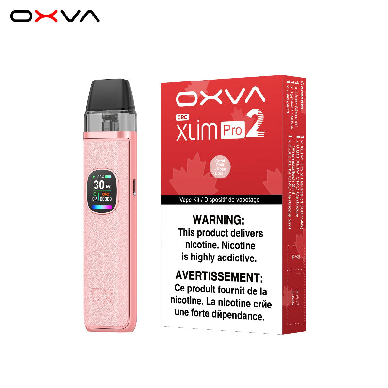 OXVA Xlim Pro 2 Starter Kit | Long-Lasting Battery & HD Screen Upgrade Mister Vapor OXVA Xlim Pro 2 Starter Kit | Long-Lasting Battery & HD Screen Upgrade Mister Vapor