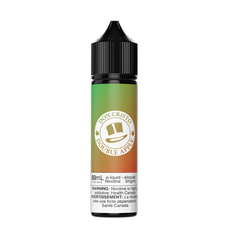 GET IT NOW AT A VAPE SHOP NEAR ME DON CRISTO DOUBLE APPLE (60ML) MISTER VAPOR