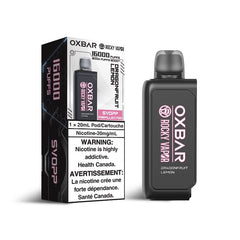 DRAGONFRUIT LEMON OXBAR SVOPP DISPOSABLE POD A tantalizing blend of exotic dragonfruit and zesty lemon. It's a refreshing combination that balances sweet and citrusy notes, creating a bright and invigorating vaping